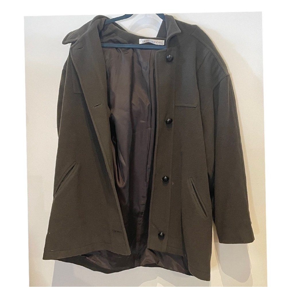 Vintage Larry Levine Wool Cashmere Coat